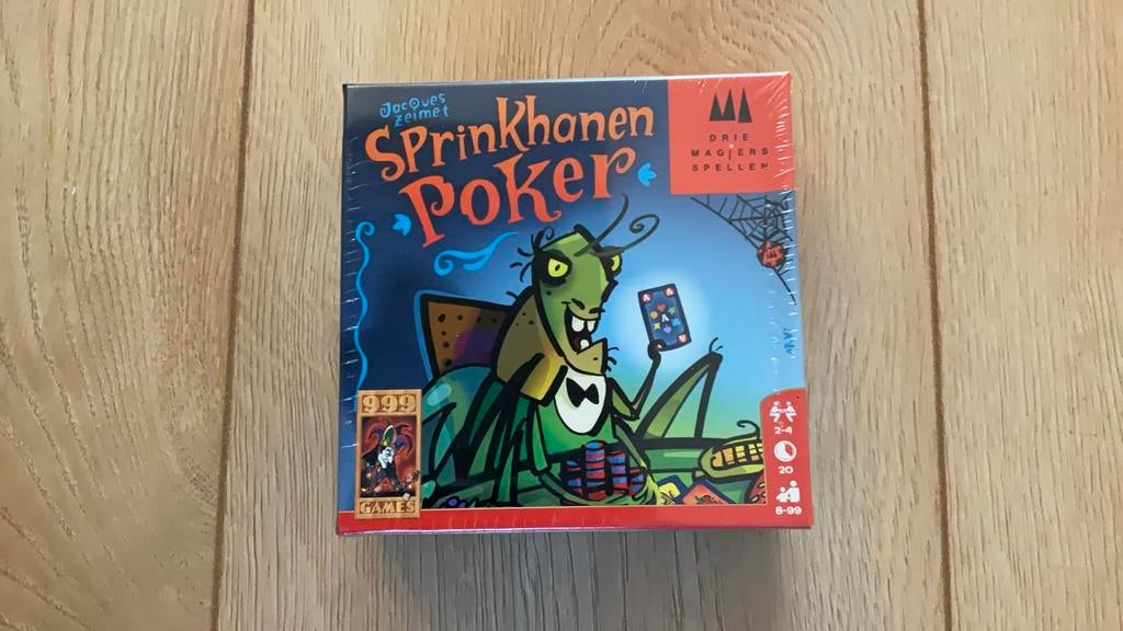 Sprinkhanen poker, Hobby en Vrije tijd, Gezelschapsspellen | Kaartspellen, Ophalen of Verzenden, Nieuw, 999 Games