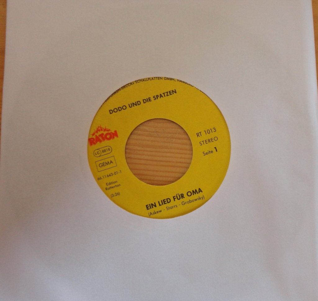 Dodo und die Spatzen > Ein lied fur oma, Ophalen of Verzenden, Gebruikt, 7 inch, Pop