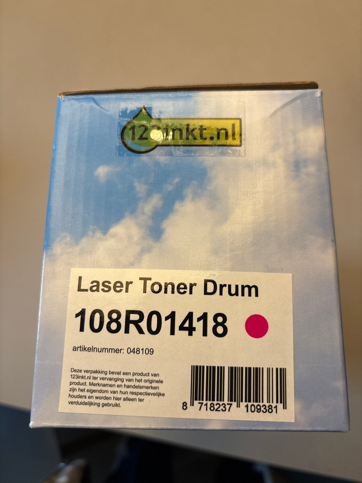 Xerox 123inkt Laser Toner Drum 108R01418 - Magenta, Ophalen of Verzenden, Nieuw, Toner