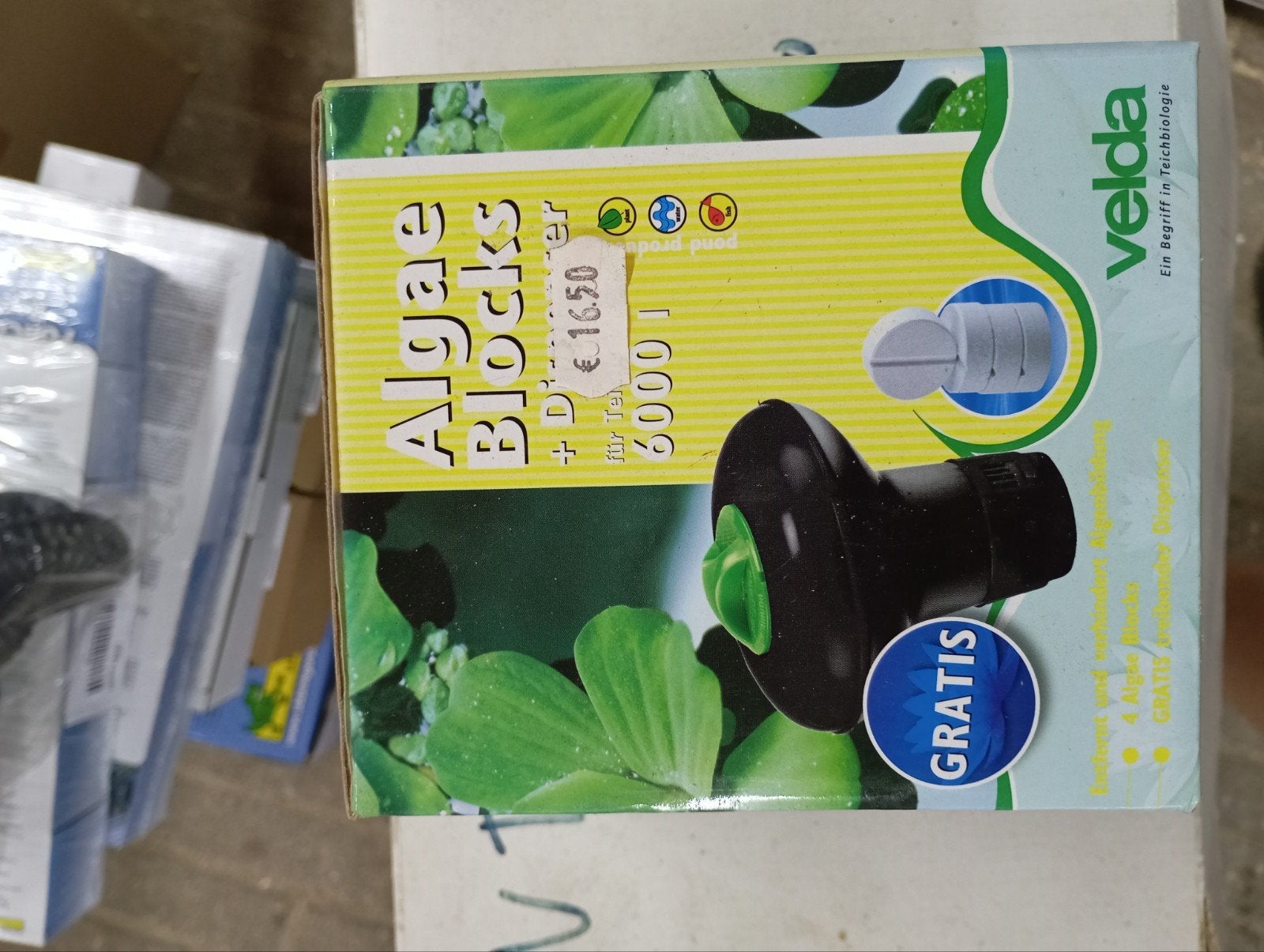 Velda Algae Blocks + Dispenser, Ophalen of Verzenden, Nieuw