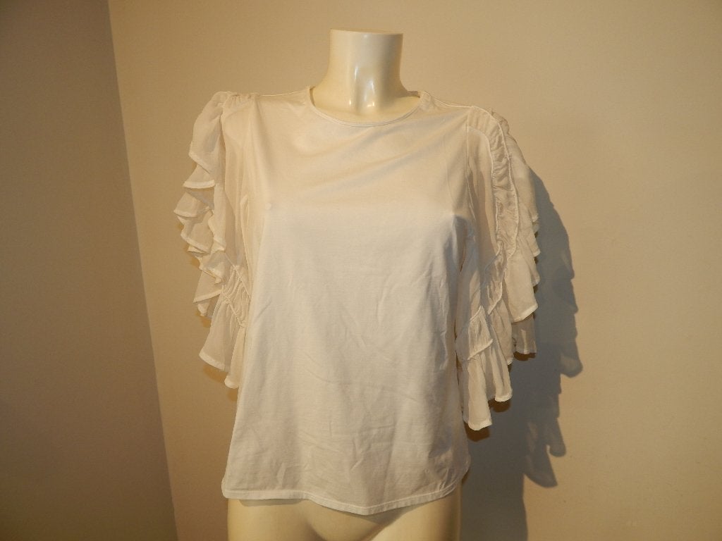 Dorothee Schumacher shirt zijde mouwen lagen roesel 3/40