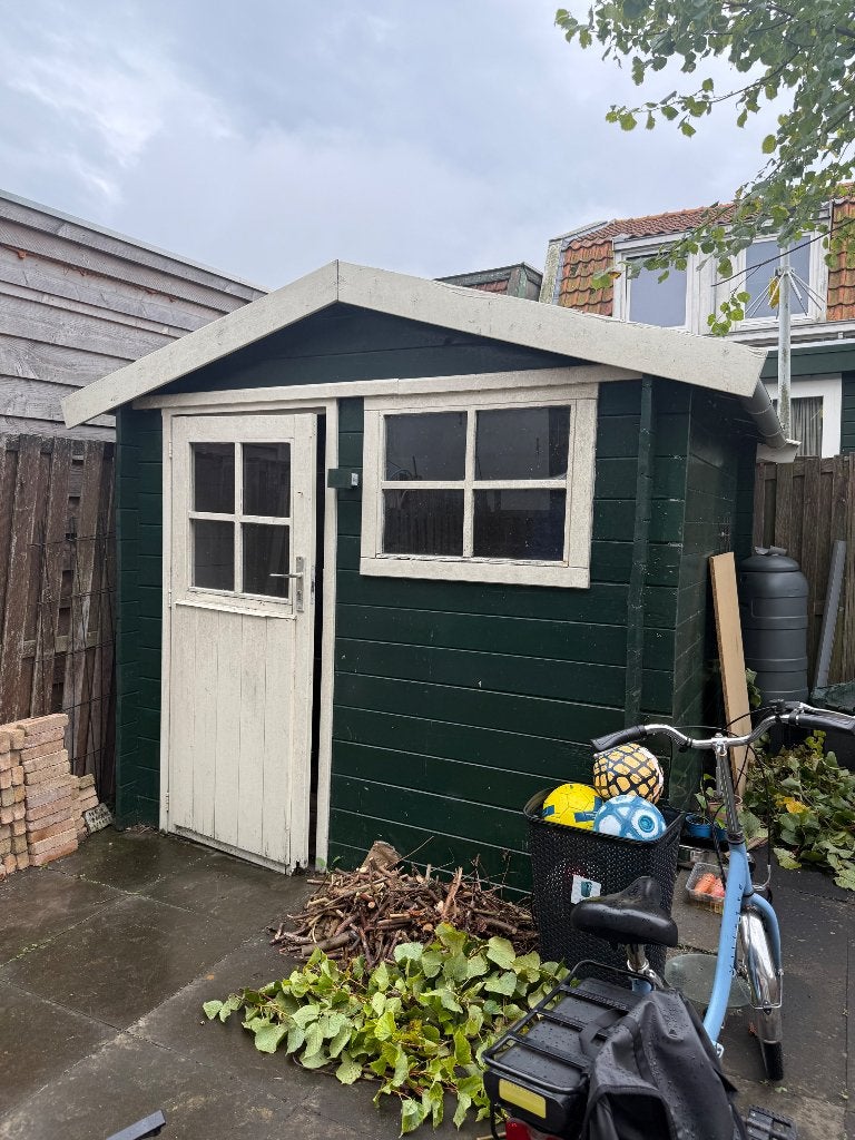 tuinhuisje, Ophalen of Verzenden, Gebruikt, 250 tot 500 cm, 2 ramen