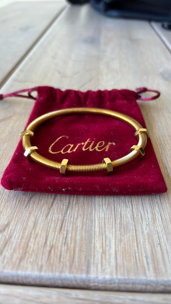 Cartier Armband, Ophalen of Verzenden, Zo goed als nieuw, Goud, Staal