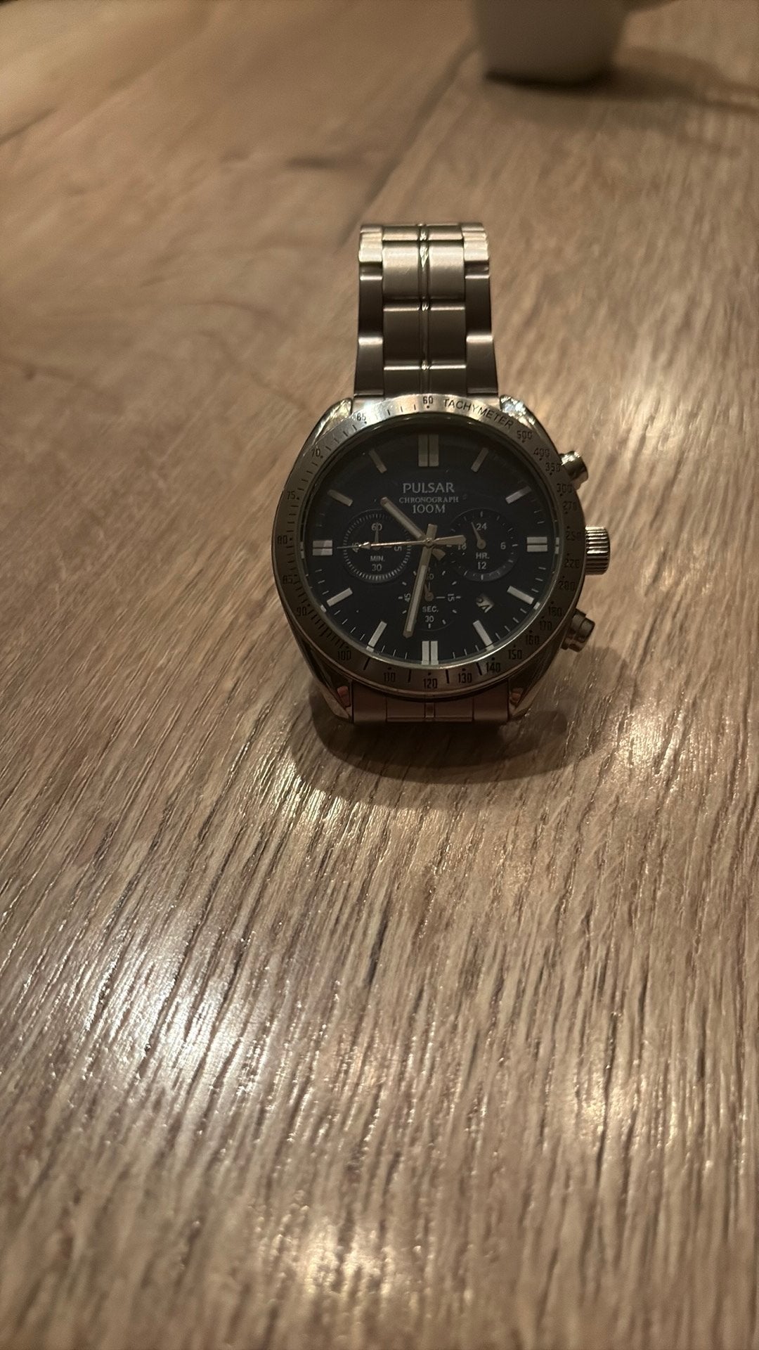 Pulsar horloge heren, Ophalen of Verzenden, Zo goed als nieuw, Staal, Overige merken