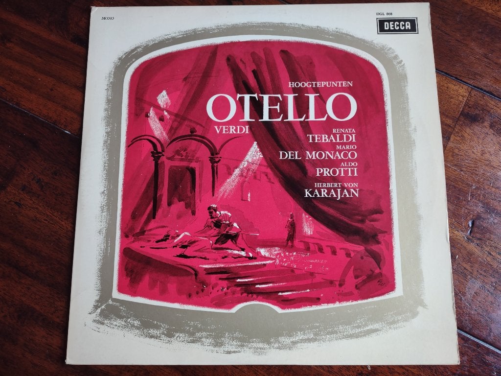 LP - Verdi - Hoogtepunten uit Otello, Verdi, Opera of Operette, Ophalen of Verzenden, Zo goed als nieuw