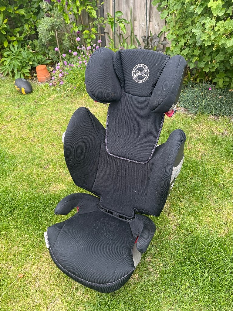Cybex autostoel Solution S_Fix Urban Black, Autogordel of Isofix, Gebruikt, 15 t/m 36 kg, Verstelbare rugleuning