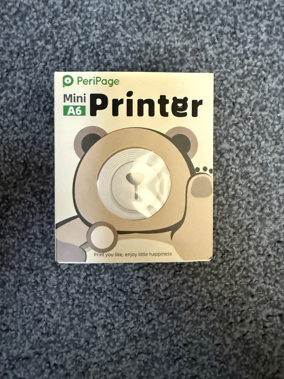 Peripage Mini Thermische Printer A6, Zwart-en-wit printen, Printer, Ophalen of Verzenden, Thermo-printer