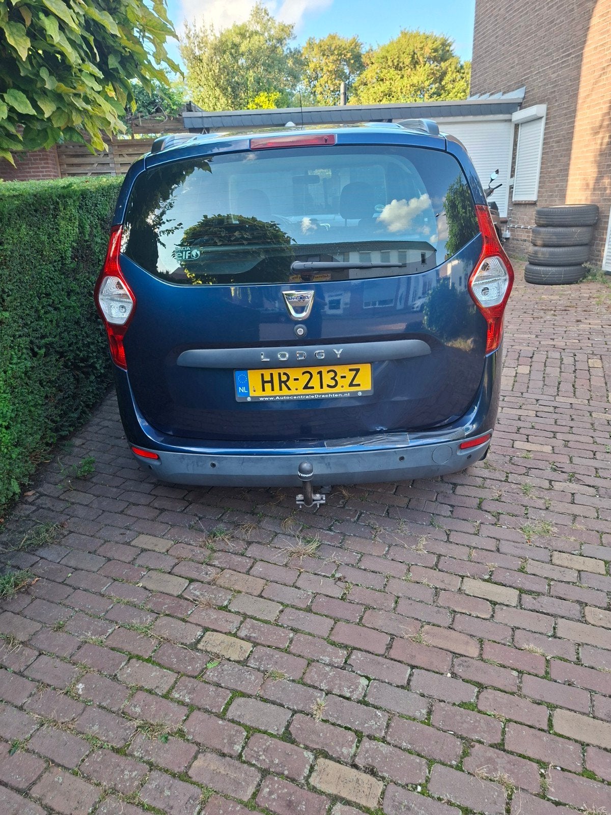 Dacia Lodgy 1.2 TCE 85KW Stepway 2015 Blauw, Auto's, Voorwielaandrijving, 4 cilinders, Blauw, 7 stoelen