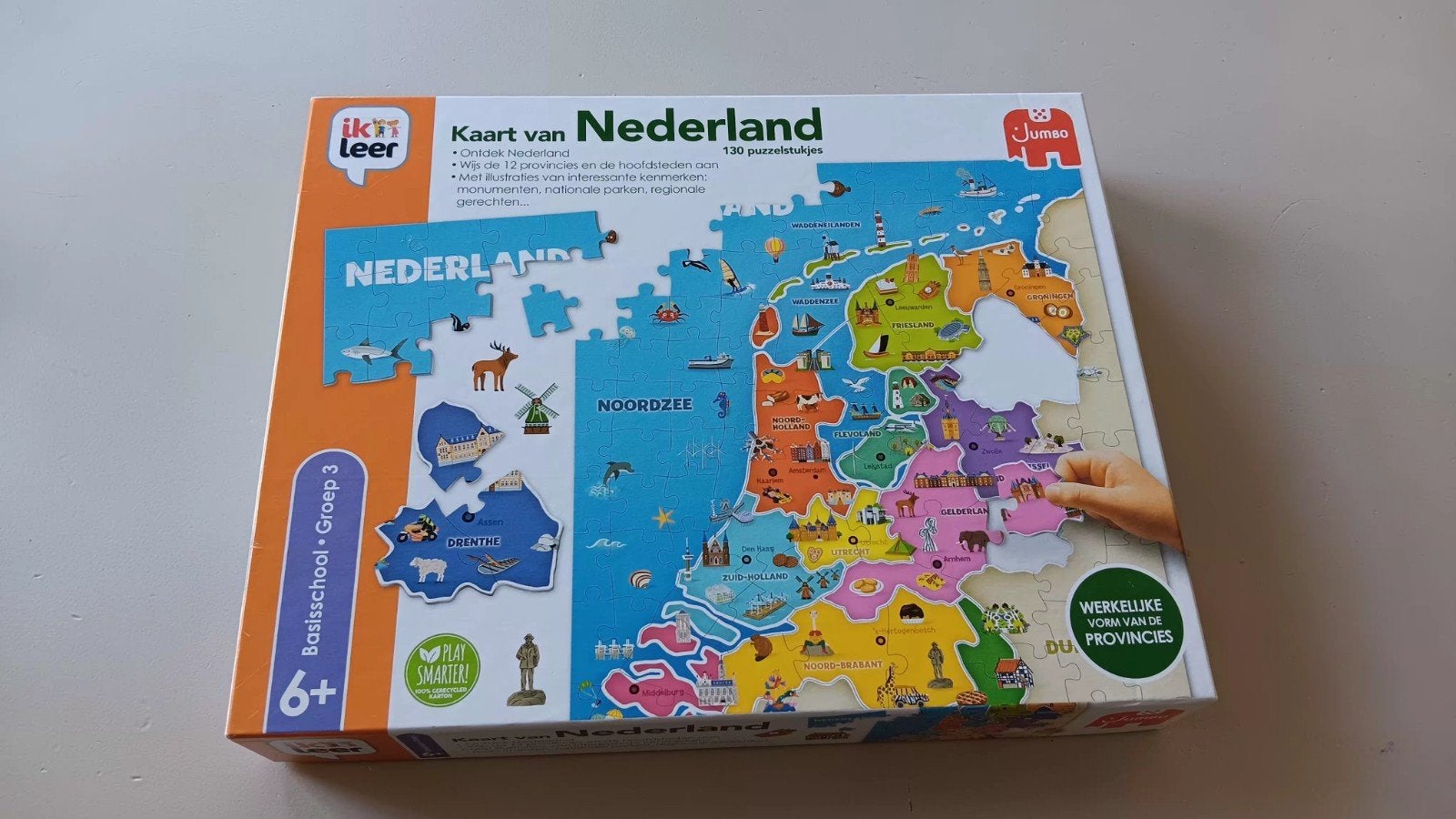 Puzzel Nederland 130 stukjes.
Nog in goede staat en compleet, Ophalen of Verzenden, Zo goed als nieuw