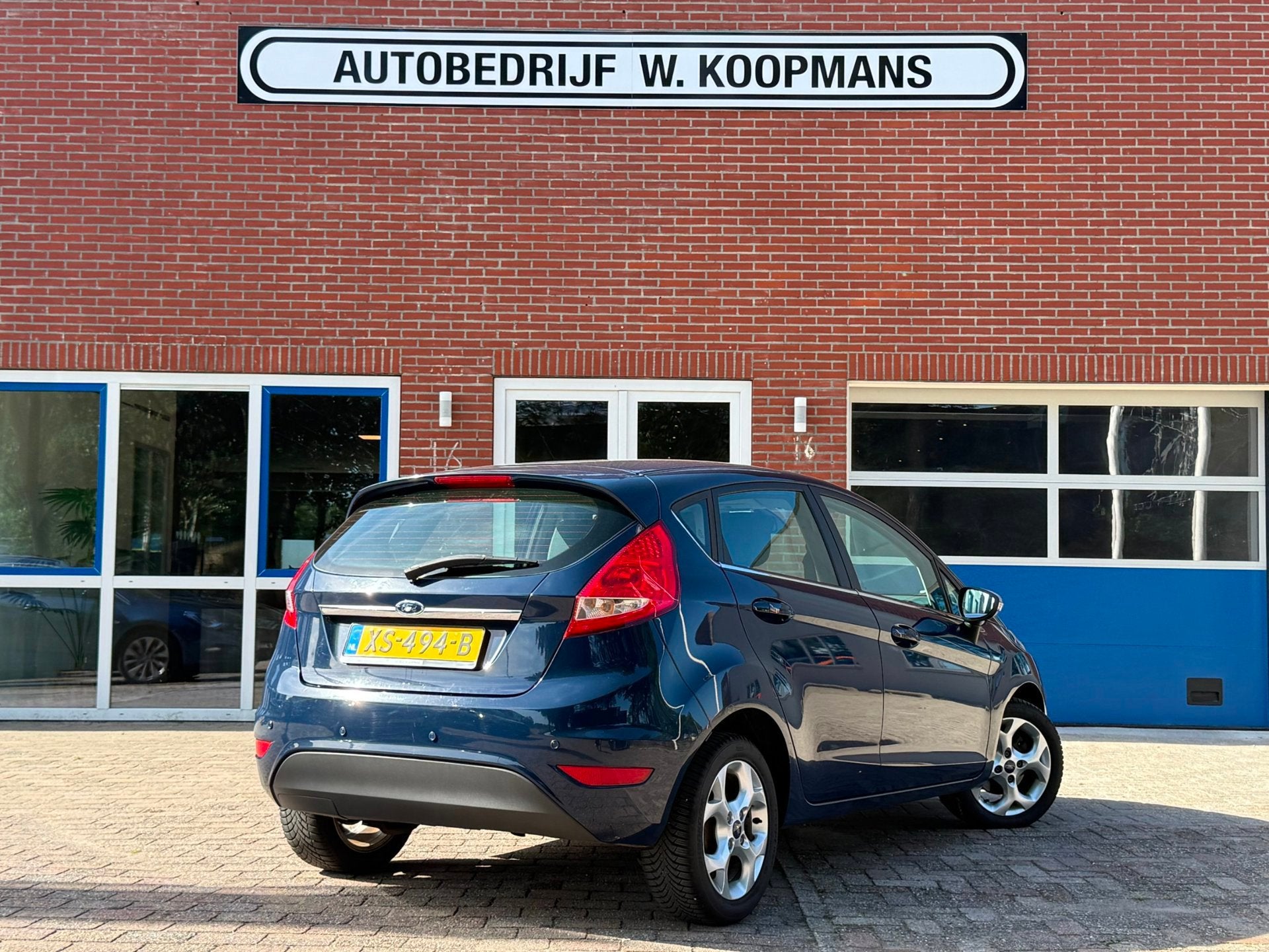 Ford Fiesta 1.4 Trend, Auto's, Stof, Zwart, Blauw, Bedrijf