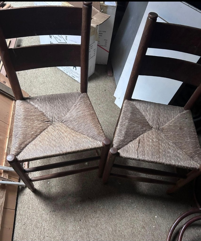 houten stoelen, Ophalen, Gebruikt, Bruin, Hout