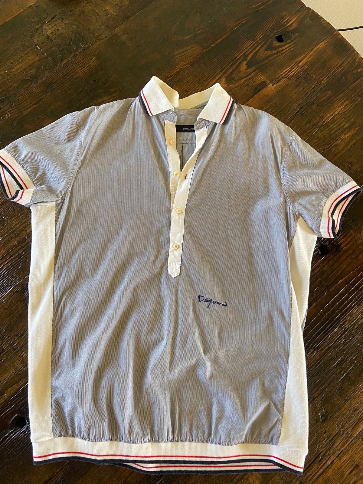 Dsquared2 polo, Kleding | Heren, Ophalen of Verzenden, Zo goed als nieuw, Maat 52/54 (L)