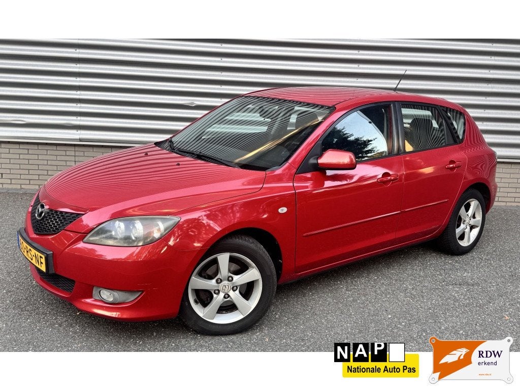 Mazda 3 Sport 1.6 AUTOMAAT Executive NAP (bj 2005), Auto's, Mazda, Stof, Gebruikt, 4 cilinders, Origineel Nederlands