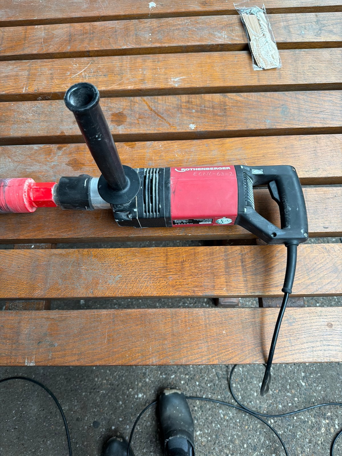 Rothenberger Rodiadrill 1800 DRY Boorhamer, Ophalen of Verzenden, Gebruikt, 600 watt of meer, Boor- en/of Breekhamer
