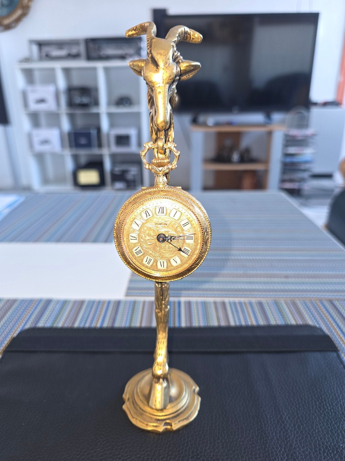Zwitsers Simplon horloge met alarm, Ophalen of Verzenden