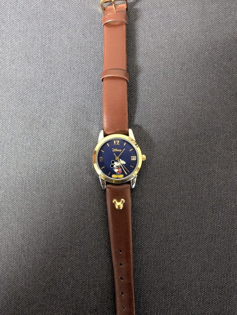 Disney horloge Mickey, origineel, Ophalen of Verzenden, Mickey Mouse, Gebruikt, Overige typen