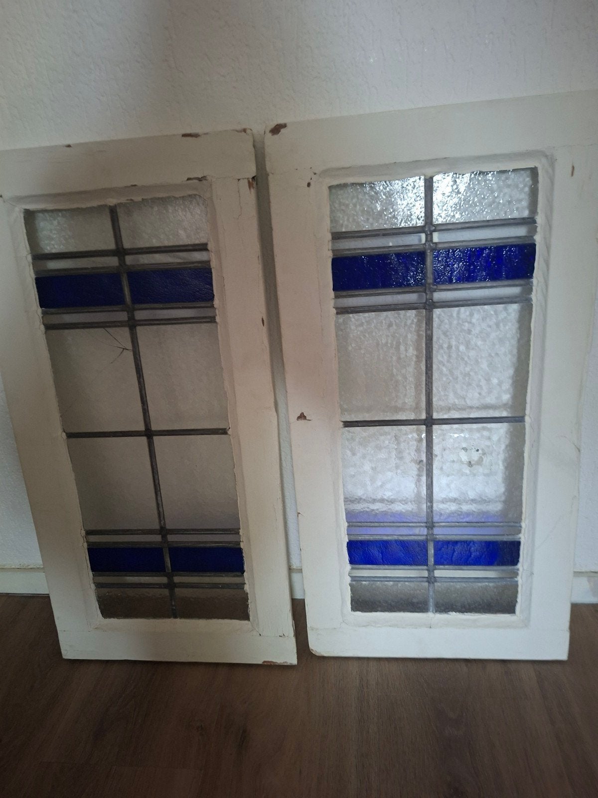 Glas in lood raam, Ophalen