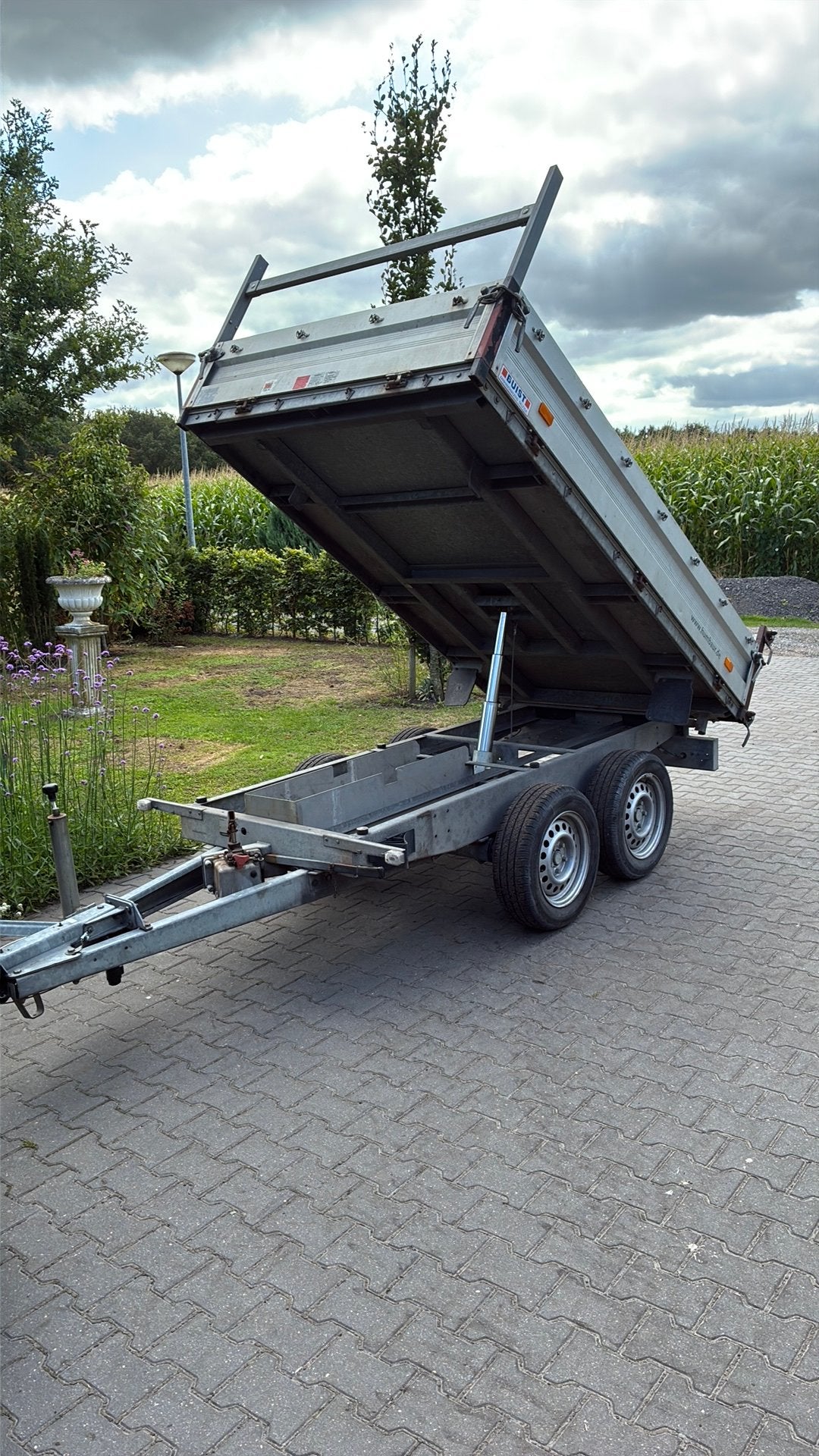 Humbaur kipper aanhanger, Auto diversen, Aanhangers en Bagagewagens, Ophalen, Gebruikt