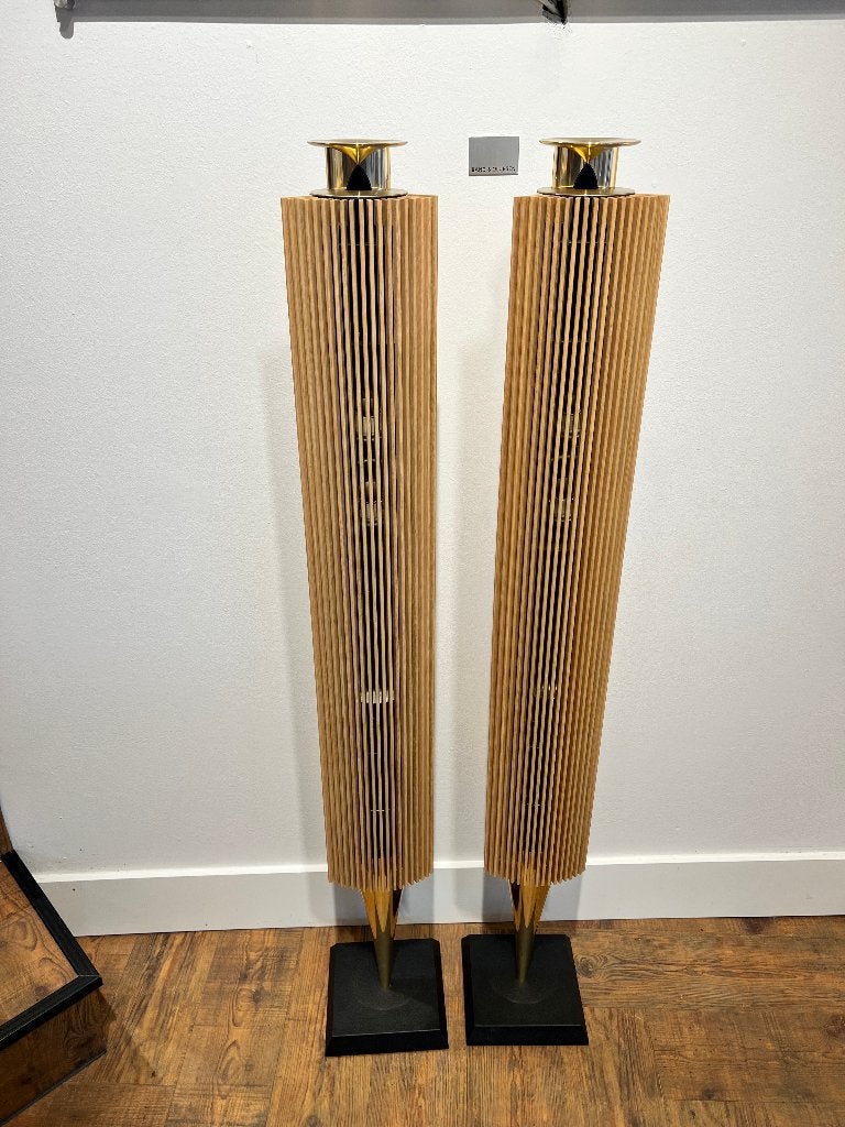 Bang & Olufsen Beolab 18 Gold Tone/ Light Oak DEMO NEW!, Audio, Tv en Foto, 150 watt of meer, Stereo speakers, Bang & Olufsen