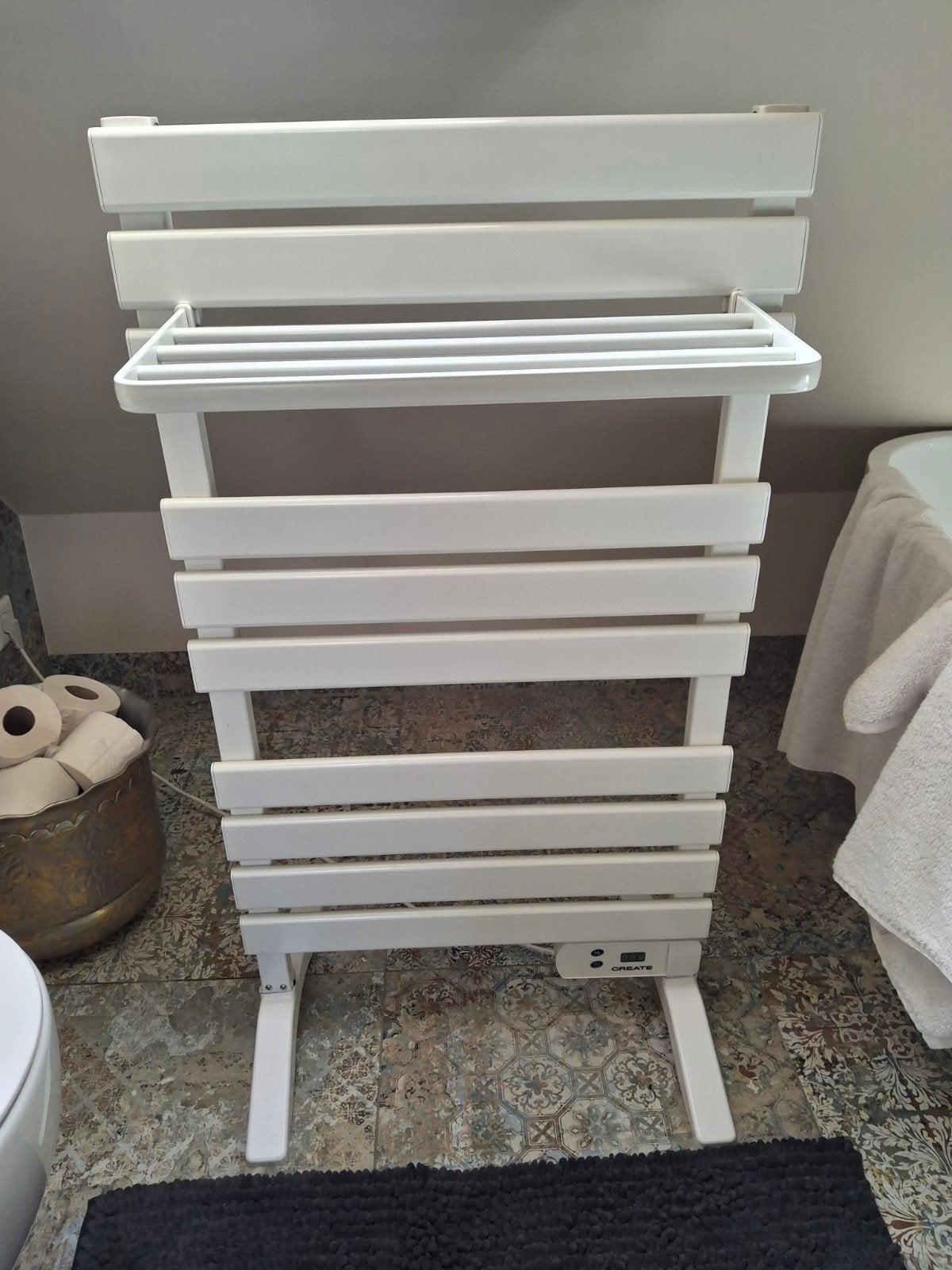 Elektrische handdoekradiator / kachel, Gebruikt, Radiator, Ophalen of Verzenden, 60 tot 150 cm