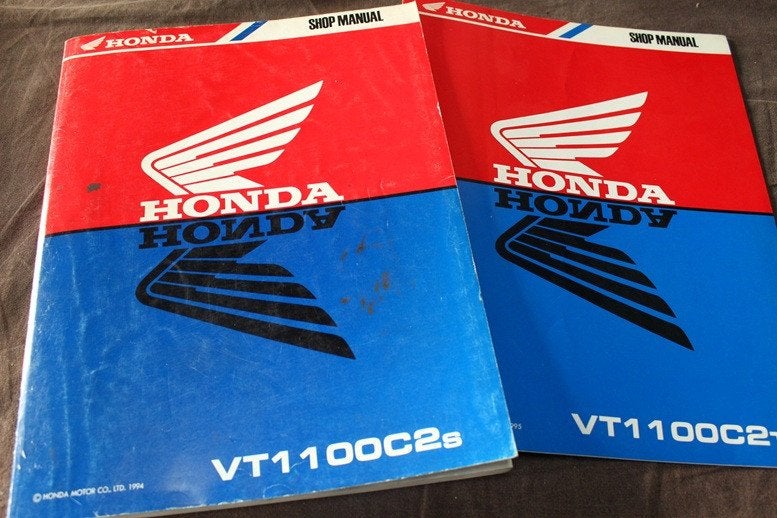 Honda VT1100 C2 S 1994 / 1995 motorcycle shop manual VT 1100, Ophalen of Verzenden, Honda