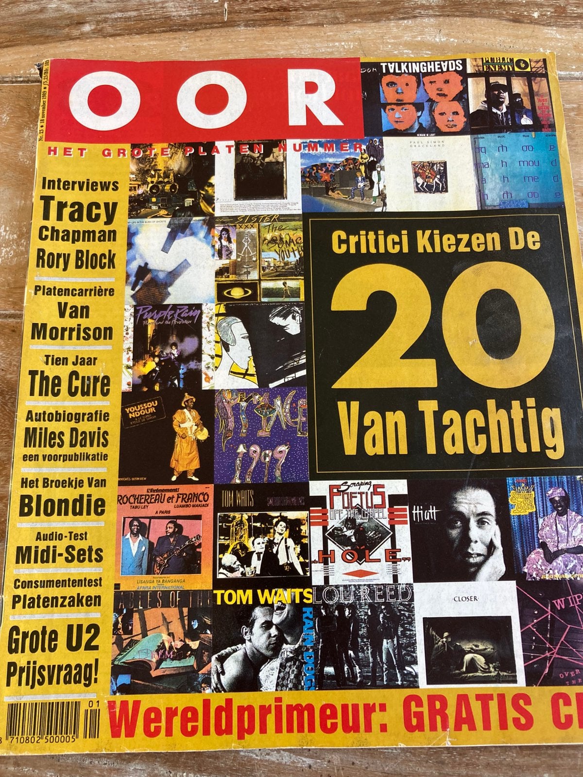 OOR Magazine 1989 THE CURE Blondie VAN MORRISON Miles Davis, Ophalen of Verzenden, Zo goed als nieuw, Muziek, Film of Tv