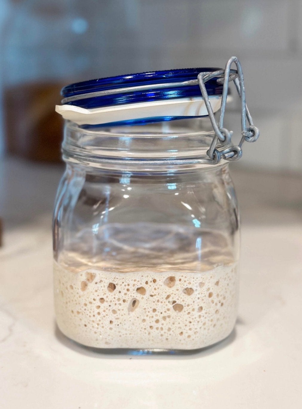 8 jaar oud zuurdesemstarter / active sourdough starter, Overige typen, Nieuw, Ophalen of Verzenden, Wit