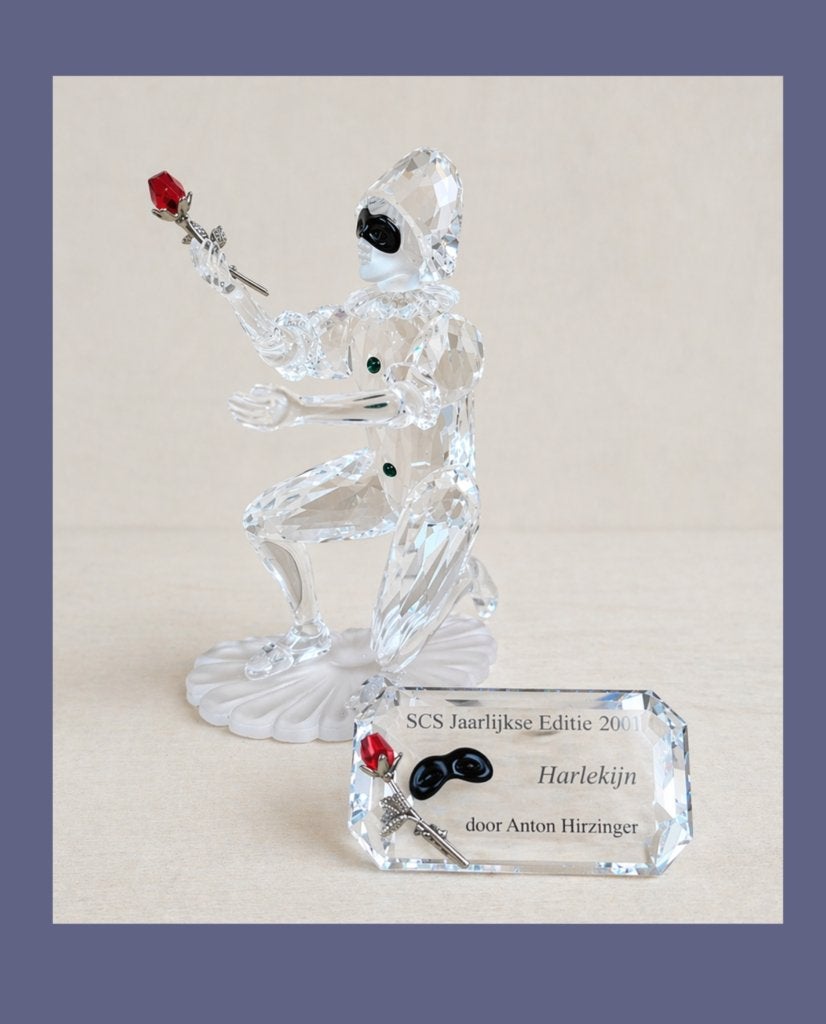 Swarovski Masquerade Harlequin  doos, certificaat, naamplaat, Ophalen of Verzenden, Zo goed als nieuw, Figuurtje