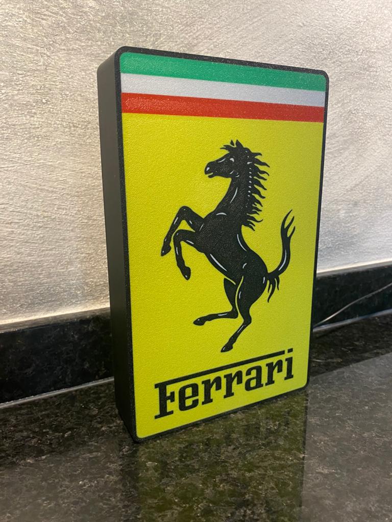 Ferrari led lichtbak reclame verzameling, Ophalen of Verzenden