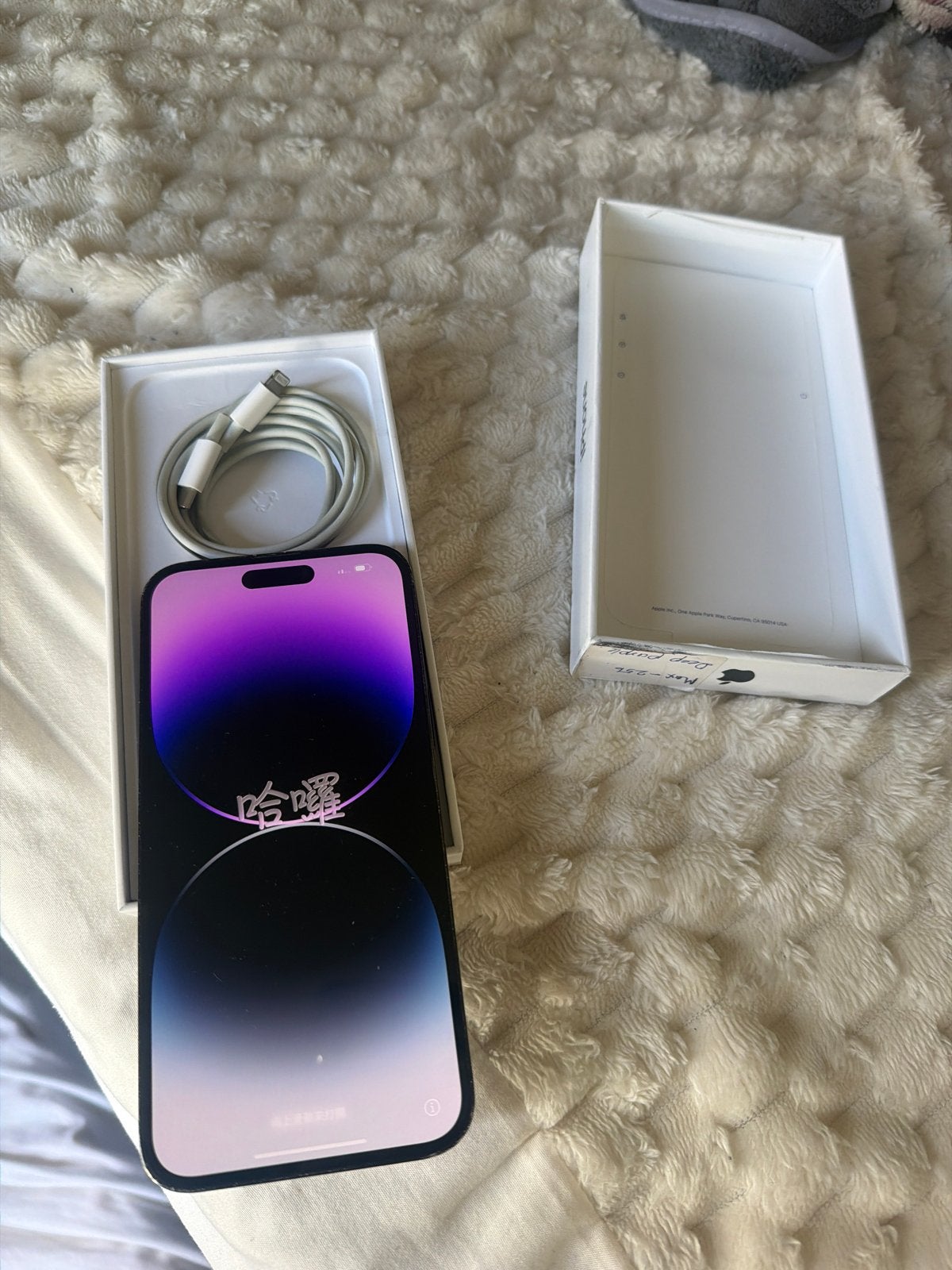 iPhone 14 Pro Max - Werkt perfect, achterkant beschadigd, Telecommunicatie, Mobiele telefoons | Apple iPhone, 256 GB, Gebruikt