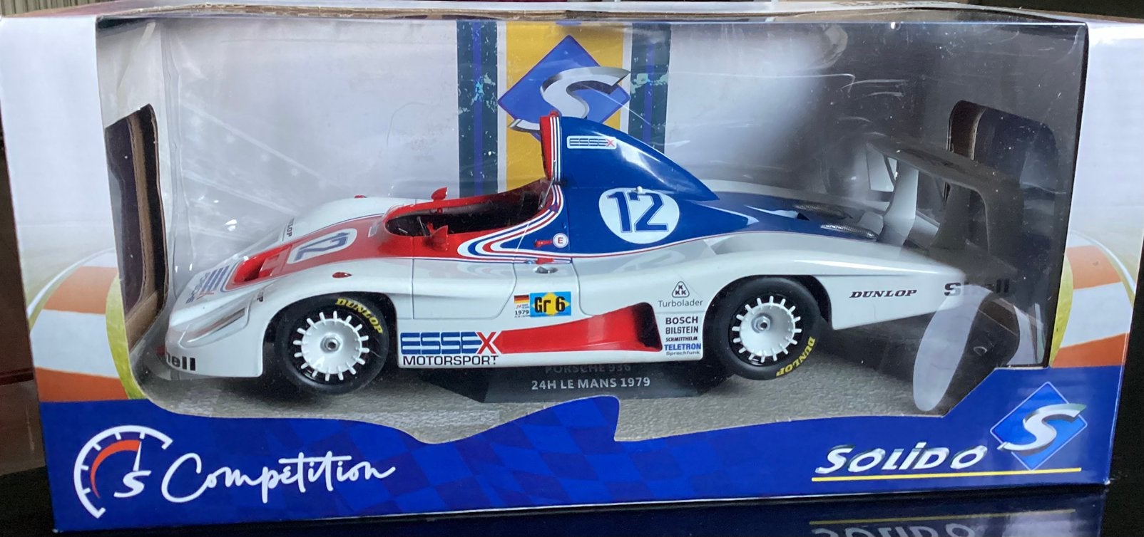Porsche 936 1979, Hobby en Vrije tijd, Modelauto's | 1:18, Zo goed als nieuw, Auto, Solido, Ophalen of Verzenden