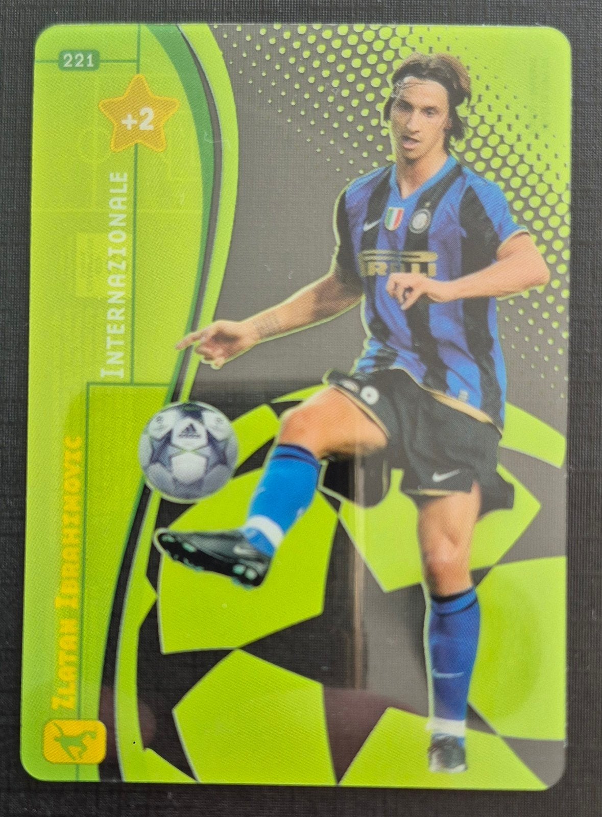 Panini kaart van Zlatan Ibrahimovic - Inter, 2008/2009, Verzamelen, Sportartikelen en Voetbal, Ophalen of Verzenden, Zo goed als nieuw
