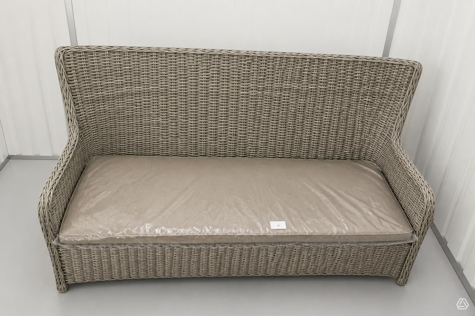 Nieuwe rotan bank - perfect voor binnen of buiten, Ophalen, 150 tot 200 cm, Driepersoons, Nieuw