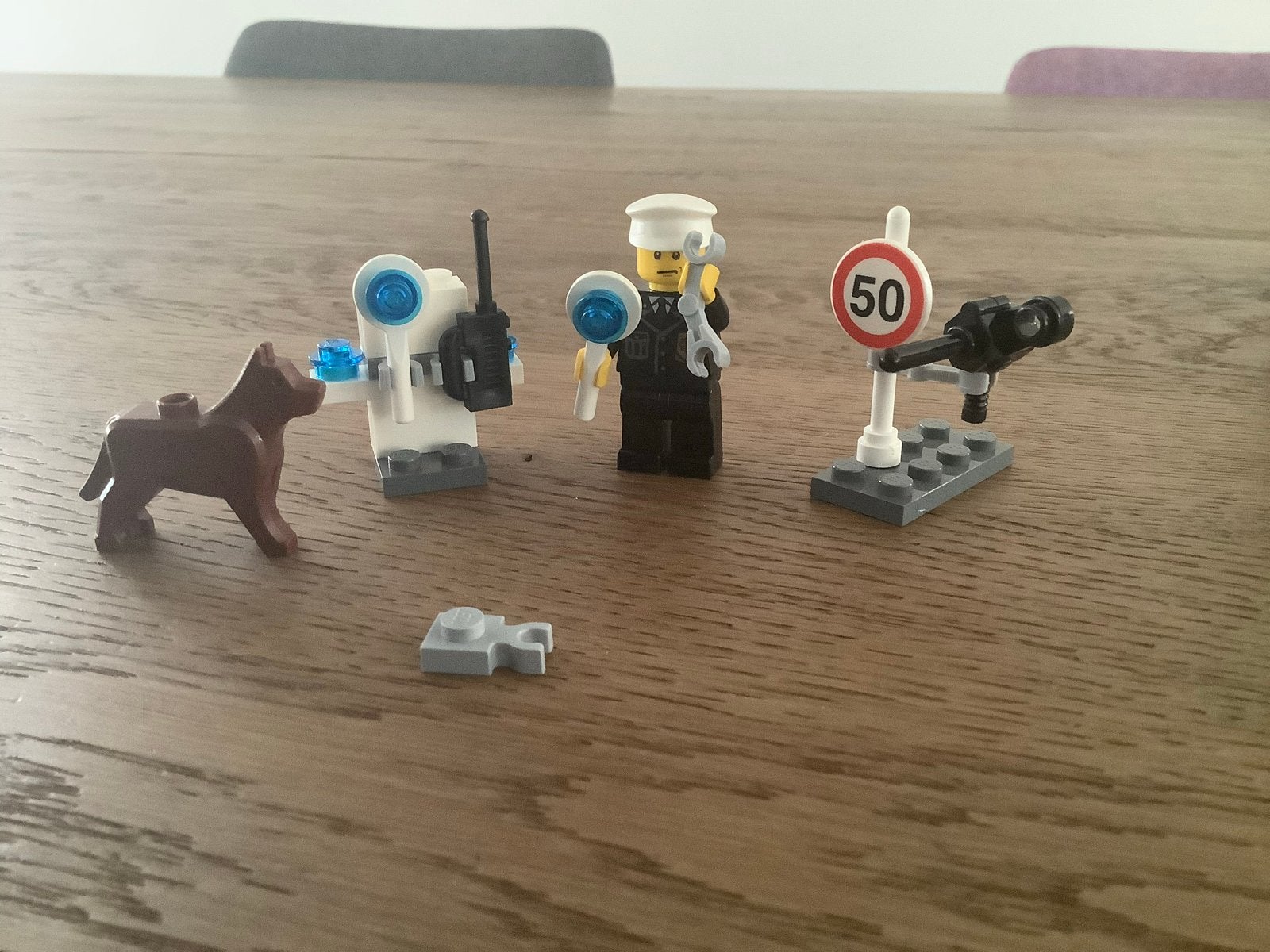 LEGO City set 5612 politieman met hond, Inclusief instructies, City, Lego, Ophalen of Verzenden