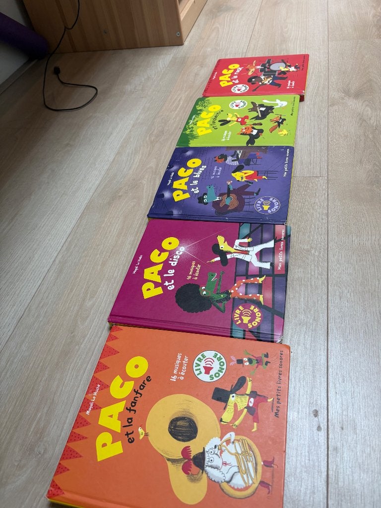 Paco muziek boekjes 5 stuks, Boeken, Verzenden, Gelezen