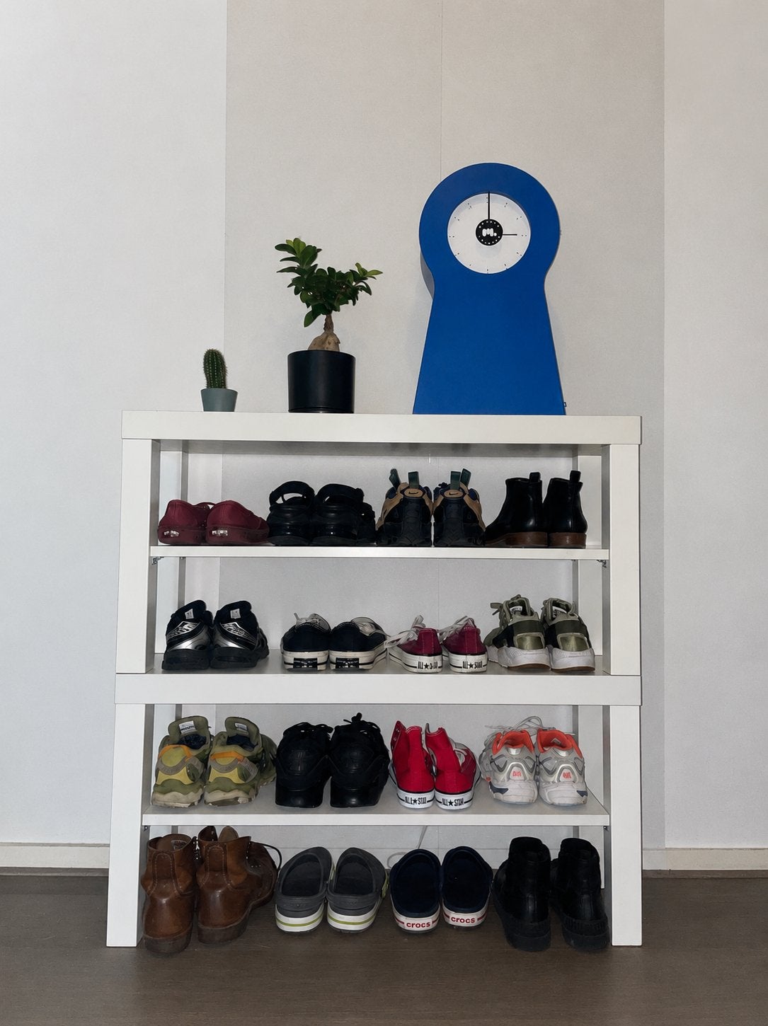 IKEA LACK TV-meubel / schoenenrek wit (90x26x45 cm), Ophalen, Gebruikt