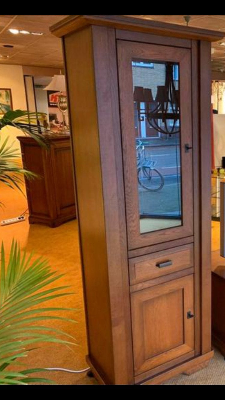Vitrinekast servieskast buffetkast Van der Drift meubelen, Ophalen, Met deur(en), Nieuw, Glas
