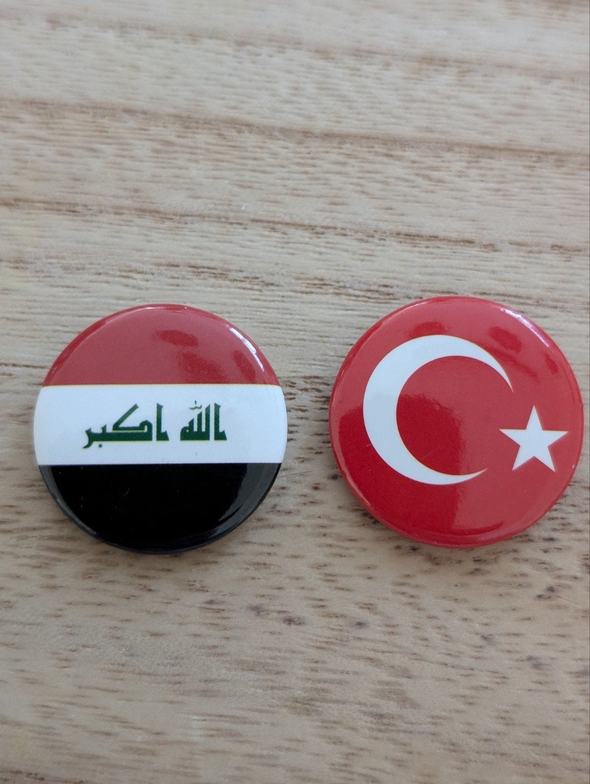 RUILEN: WK-button Dekamarkt Irak of Turkije, Albert Heijn, Ophalen of Verzenden