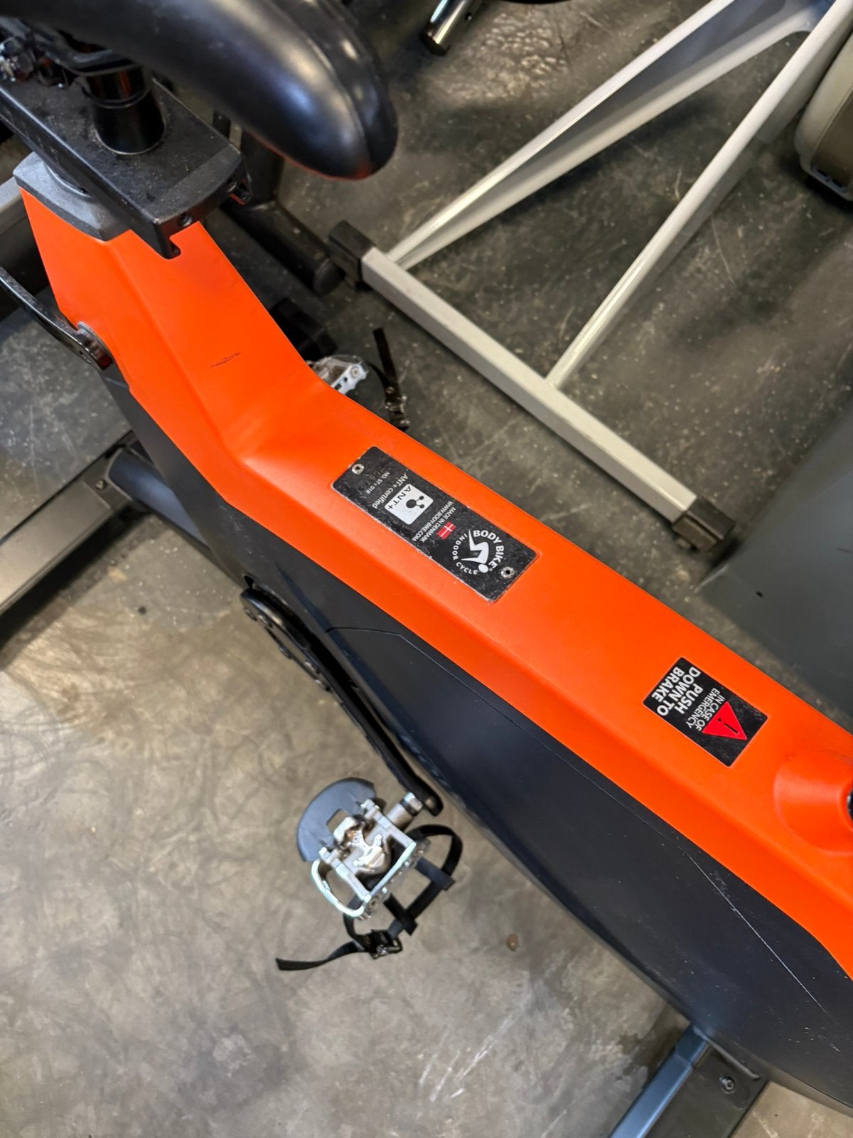 Bodybike smart+ spinning fiets bike zwart of zwart/oranje, Sport en Fitness, Ophalen, Gebruikt, Overige typen, Smart+