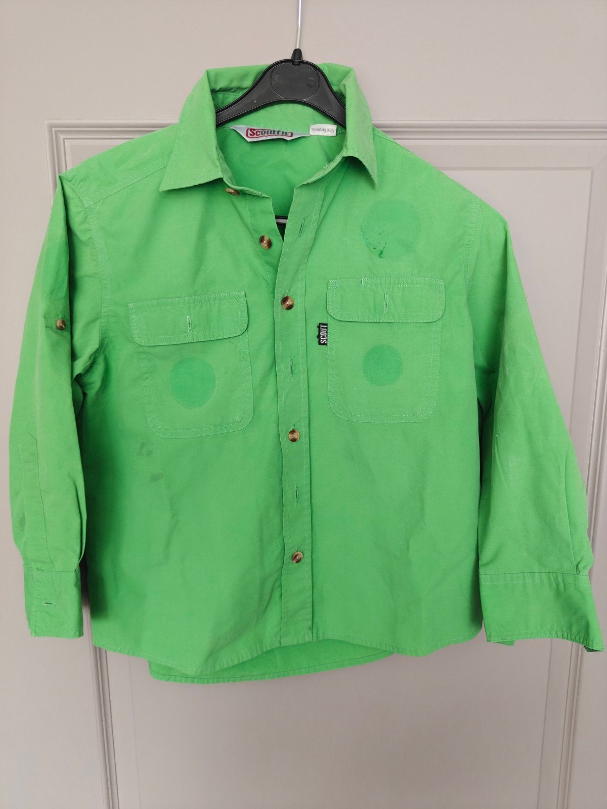 Scoutfit Scouting Kids Blouse Maat 134 welpen, Ophalen of Verzenden, Gebruikt, Kleding