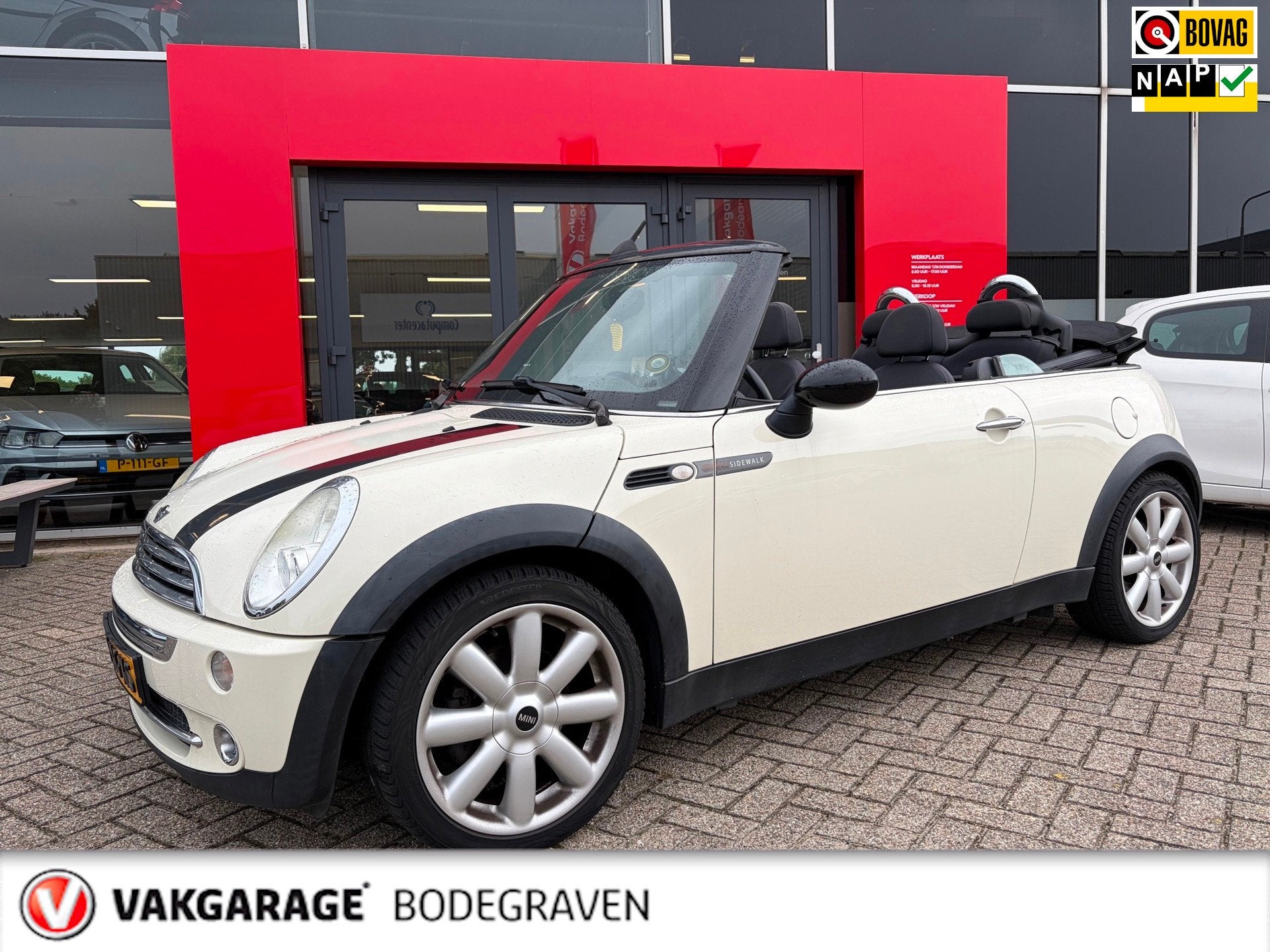 Mini Mini Cabrio 1.6 One Pepper, Auto's, Gebruikt, Zwart, 4 cilinders, Cabriolet
