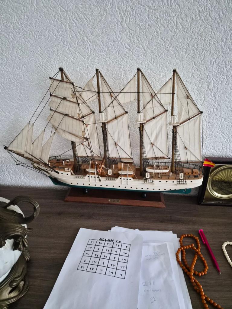 Gedetailleerd scheepsmodel J.S. Elcano, Ophalen of Verzenden, Zo goed als nieuw, Groter dan 1:32, Overige merken