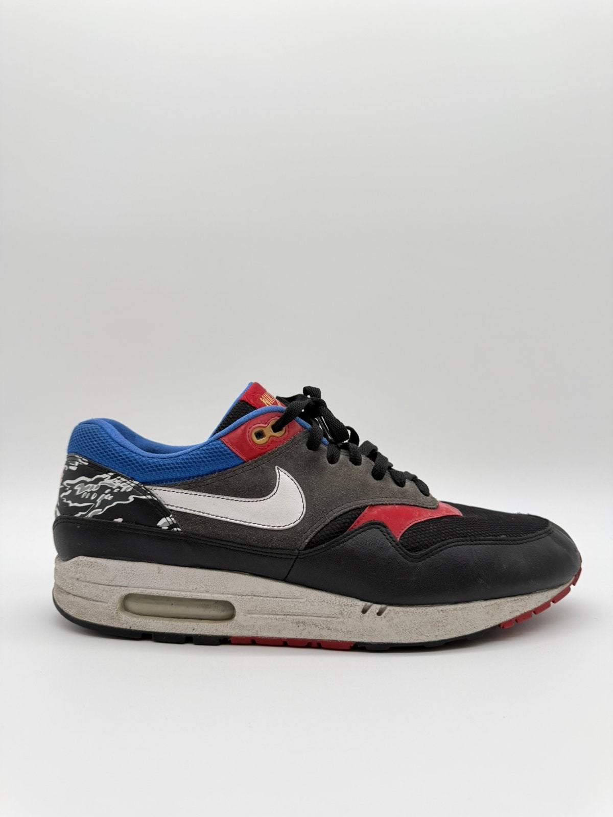 Nike Air Max 1 Friendly Football Pack Black EU 44,5, -, Zwart, -, Ophalen of Verzenden