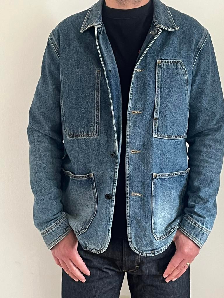 Matinique overshirt/jasje maat M (denim), Kleding | Heren, Overige Herenkleding, Ophalen of Verzenden, Zo goed als nieuw