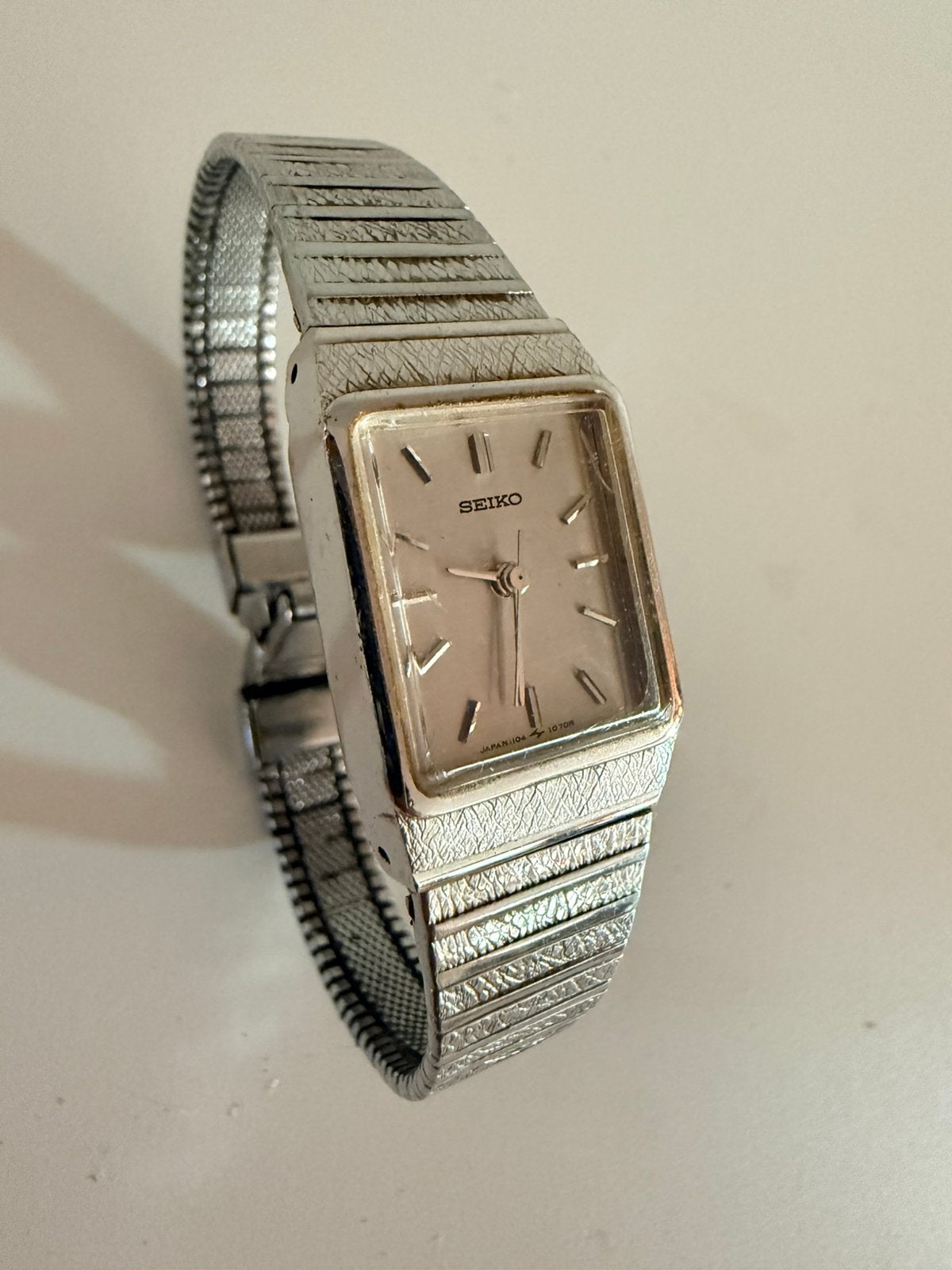 Prachtig vintage seiko dames horloges 1104-5020, Ophalen of Verzenden, Staal, Seiko
