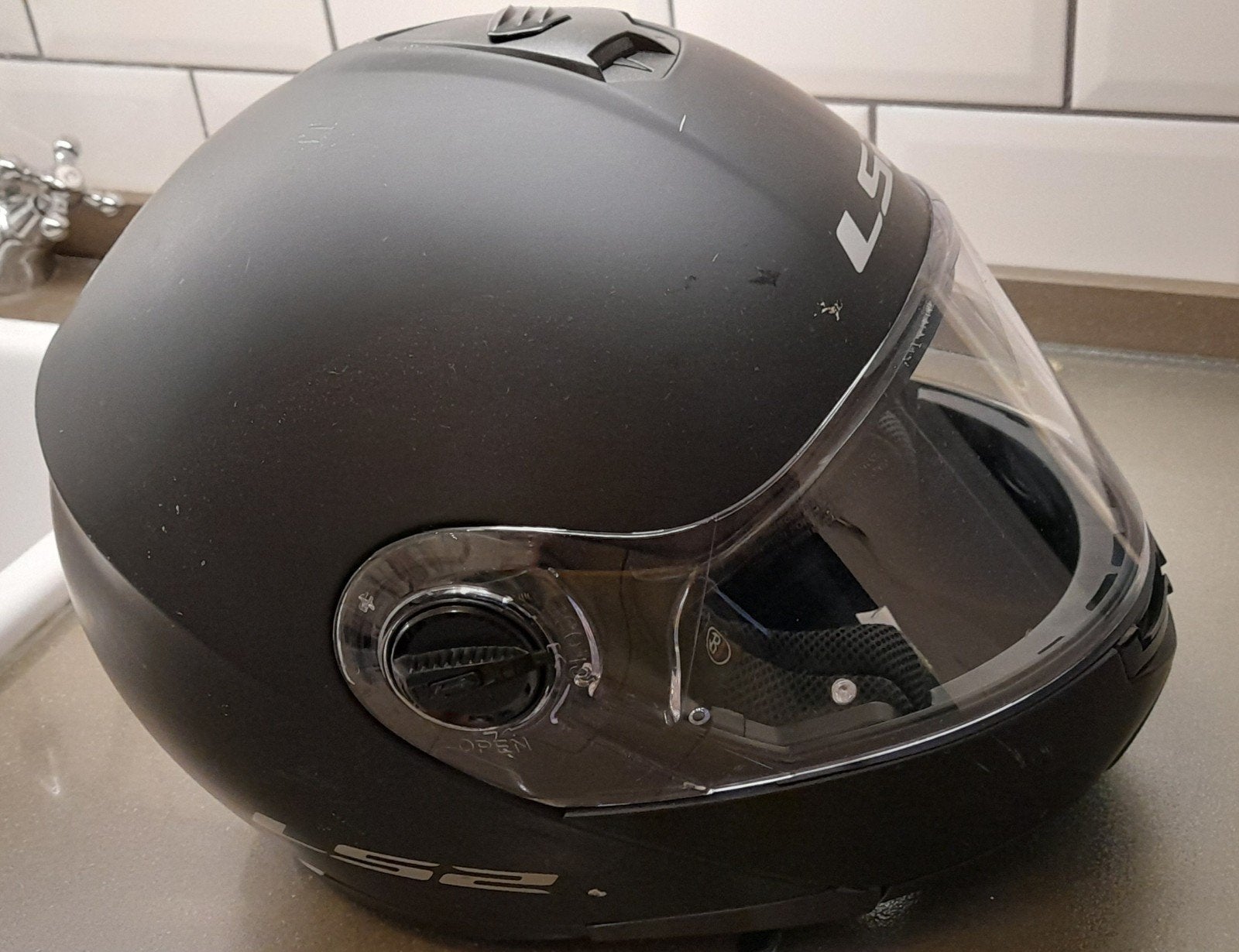 Systeemhelm L52 Strobe XXL, Motoren, Overige merken, Systeemhelm, Ophalen of Verzenden, XXL
