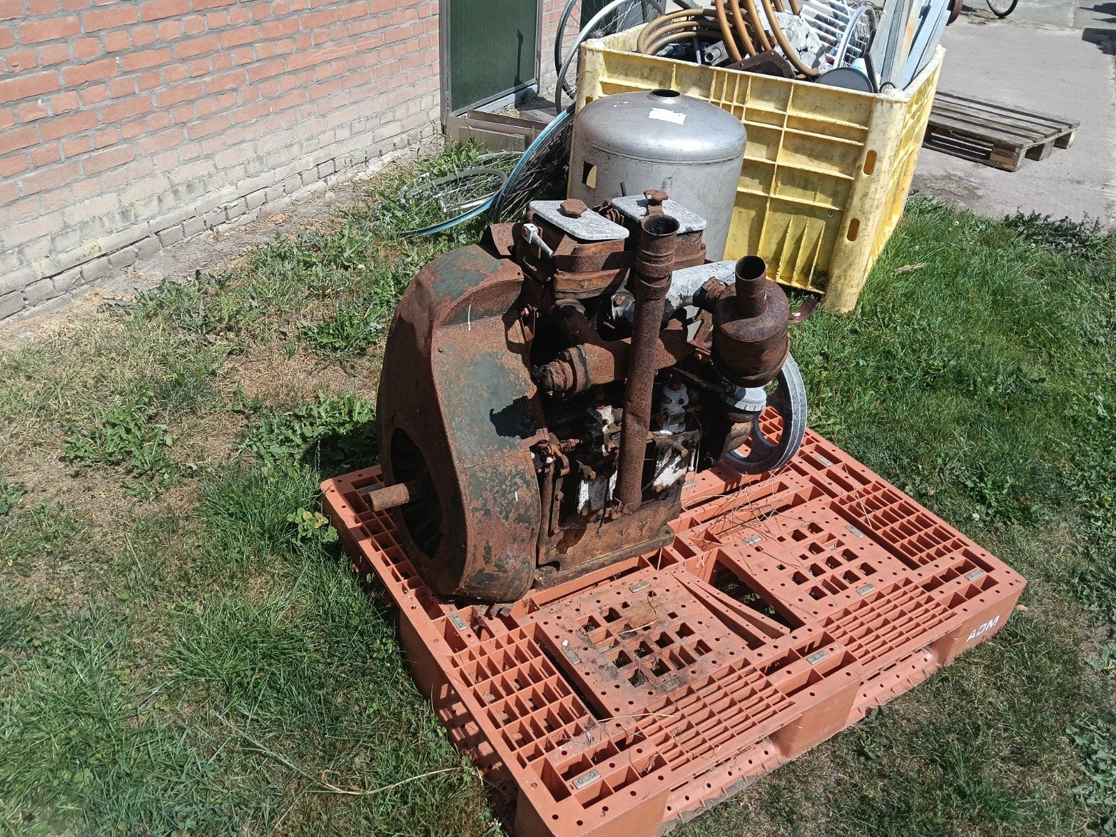 petter 2 cil, Ophalen, Dieselmotor