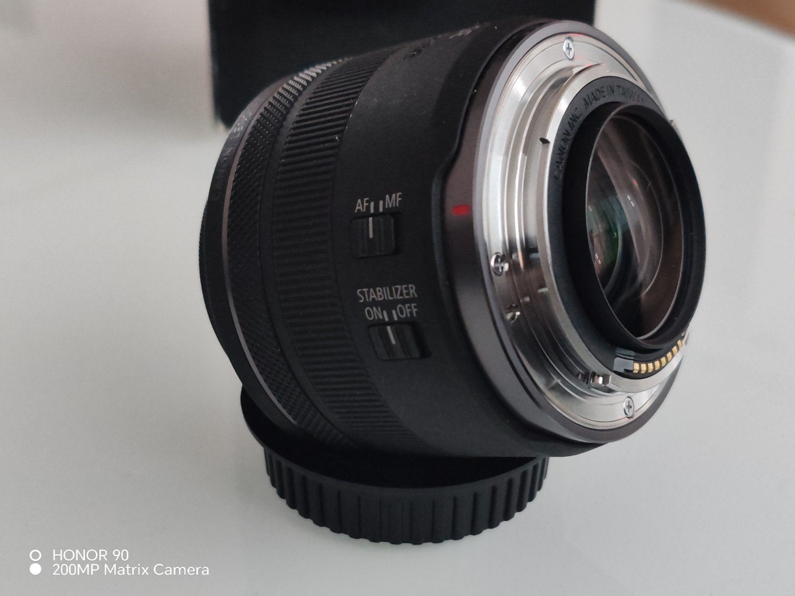 Canon Rf 35mm f1.8 Macro IS STM full frame lens, Ophalen of Verzenden, Zo goed als nieuw, Macrolens