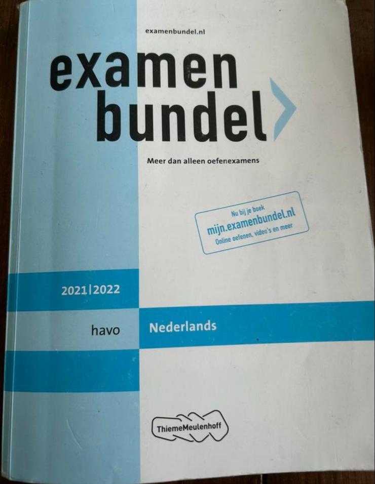 Examenbundel HAVO Nederlands 2021/2022, Boeken, Schoolboeken, Ophalen of Verzenden, Gelezen, HAVO, Nederlands