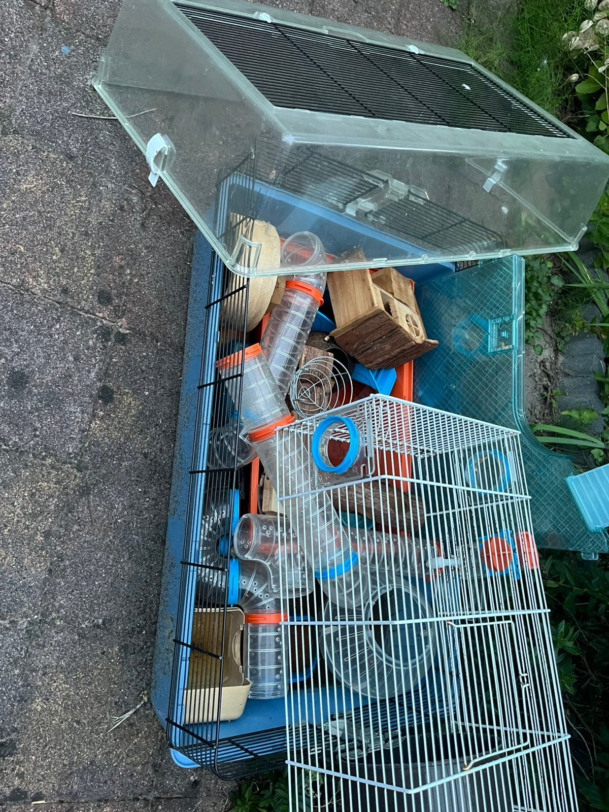 Hamsterkooi en toebehoren, Ophalen, Gebruikt